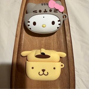Sanrio 2Pk Hello Kitty as Pusheen iPod Pro Cover & Pom Pom Purin!